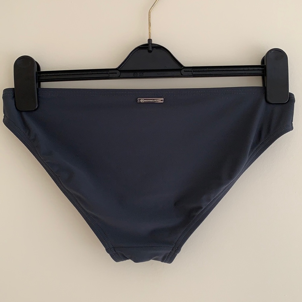 NEW MICHAEL Michael Kors Dark Gray Swimsuit Bikini - Picture 9 of 14
